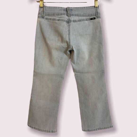 Angels Jrs Low Rise Boot Cut Flared Jeans - Picture 2 of 4